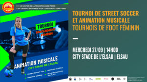 FESTIVAL OQP 2023 - Tournoi de street soccer féminin et animation musicale @ City stade de l'Elsau